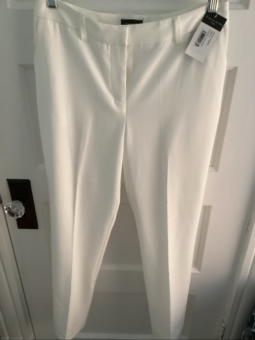 NWT Tahari ASL White Fully Lined Dress Pants - Straight Leg - Size 6